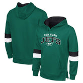 New York Jets G-III Sports by Carl BanksMen's Adaptive Faceoff Pullover Hoodie | NFL Outlet