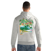 Las Vegas Raiders Margaritaville Time Flies Garment Dyed Pullover Hoodie | NFL Discount