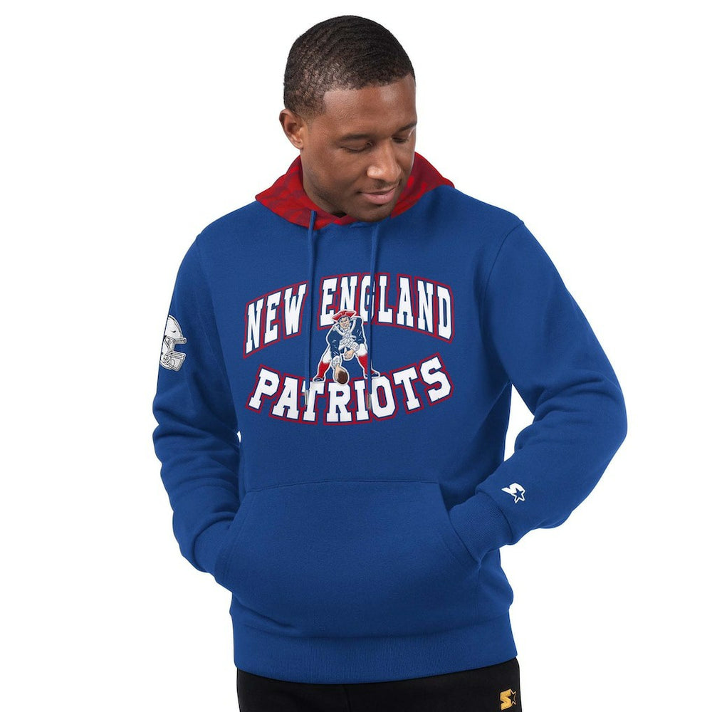 New England Patriots Starter Thursday Night Gridiron Vintage Logo Pullover Hoodie | NFL Online
