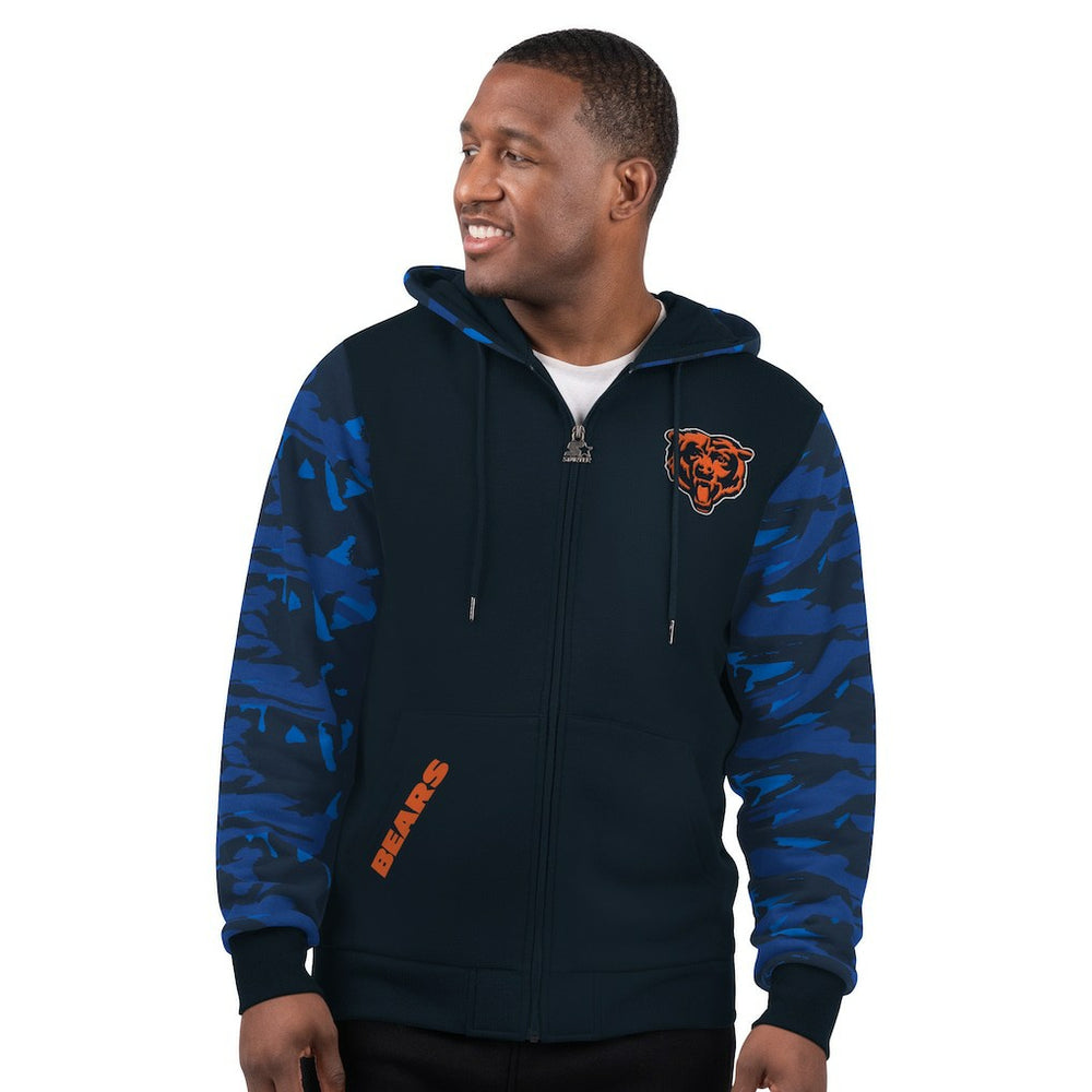 Chicago Bears Starter Thursday Night Gridiron Full-Zip Hoodie | NFL Near me