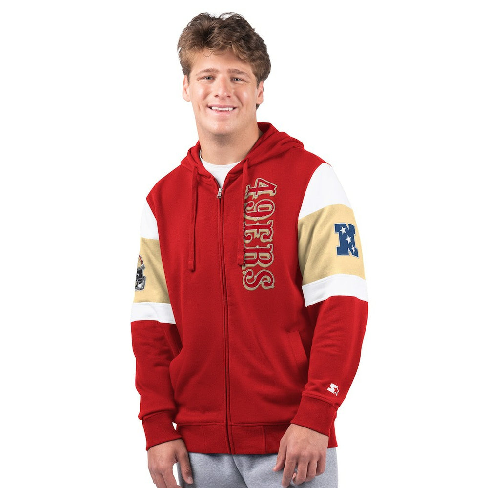 San Francisco 49ers Starter Extreme Full-Zip Hoodie | NFL Near me