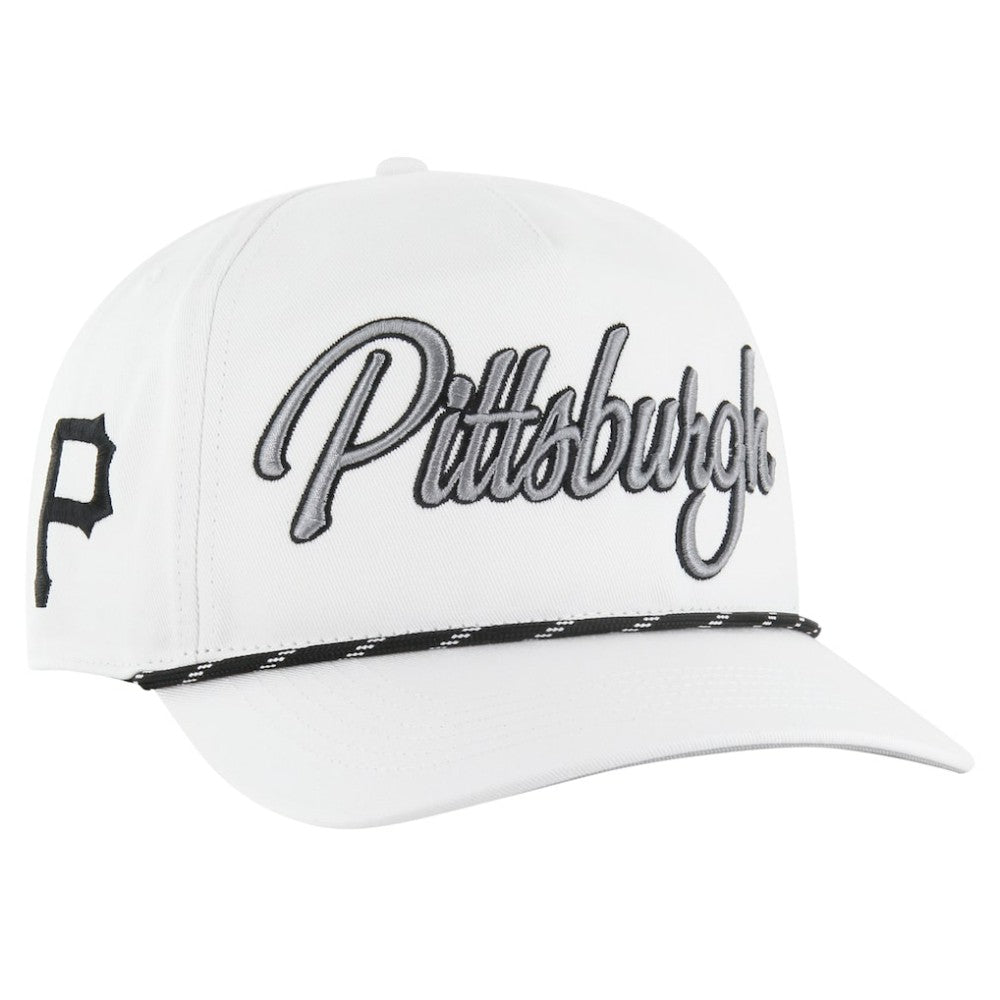 Pittsburgh Pirates '47 Overhand Speckle Hitch Rope Adjustable Hat - MLB Hats