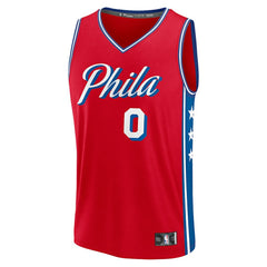 Red Tyrese Maxey Philadelphia 76ers Fast Break Replica Player Jersey | NBA