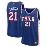 Royal Joel Embiid Philadelphia 76ers Youth Fast Break Replica Player Jersey | NBA