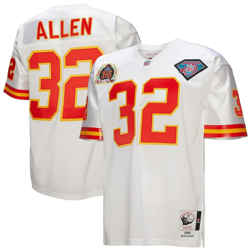 Kansas City Chiefs Marcus Allen 1994 Authentic Throwback Retired Player Jersey | NFL Hot