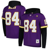 Minnesota Vikings Randy Moss Player Name & Number Hoodie Legacy Jersey | NFL Discount
