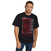 Black Miami Heat Tommy Jeans Noah Swish T-Shirt | NBA