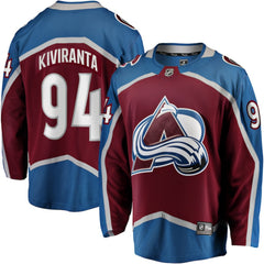 Joel Kiviranta Colorado Avalanche Fanatics Home Premier Breakaway Player Jersey - NHL Jerseys