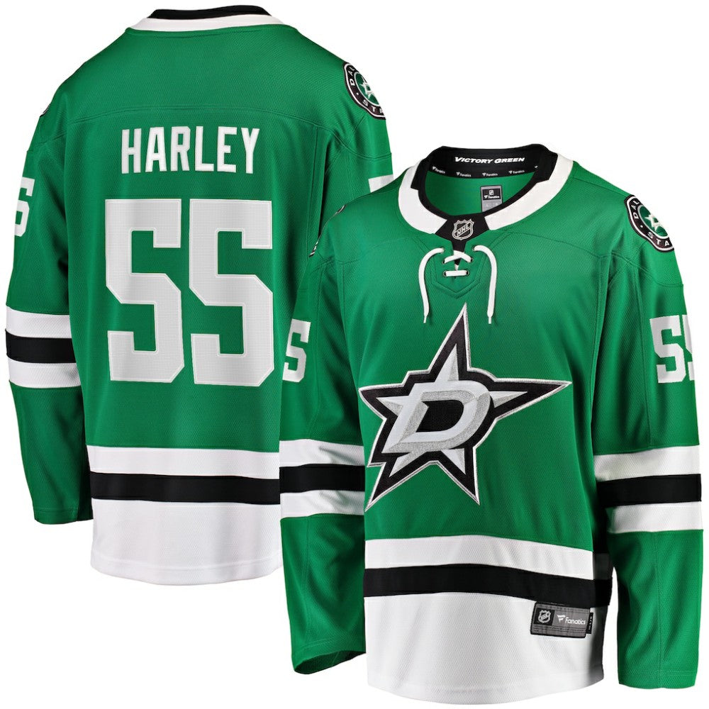 Thomas Harley Dallas Stars Fanatics Home Premier Breakaway Player Jersey - NHL Jerseys