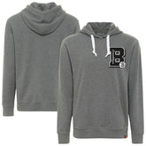Heather Gray Brooklyn Nets Sportiqe Unisex Varsity Collection Blake Pullover Hoodie | NBA