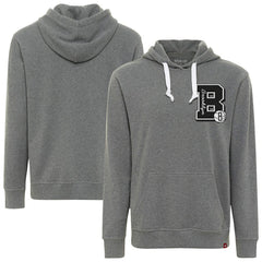 Heather Gray Brooklyn Nets Sportiqe Unisex Varsity Collection Blake Pullover Hoodie | NBA