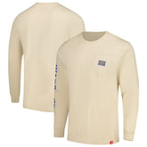 Cream Golden State Warriors Sportiqe Unisex Wales Heavyweight Pocket Long Sleeve T-Shirt sale | NBA