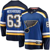 Jake Neighbours St. Louis Blues Fanatics Home Premier Breakaway Player Jersey - NHL Jerseys