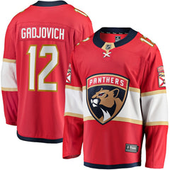 Jonah Gadjovich Florida Panthers Fanatics Premier Breakaway Player Jersey - NHL Jerseys
