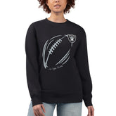 Las Vegas Raiders G-III 4Her by Carl Banks Women's Football Logo Graphic Fleece Tri-Blend Pullover Sweatshirt | NFL US