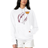 Washington Commanders G-III 4Her by Carl Banks Women's Football Logo Fleece Tri-Blend Pullover Hoodie | NFL New