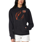 Cincinnati Bengals G-III 4Her by Carl Banks Women's Football Logo Fleece Tri-Blend Pullover Hoodie | NFL Sale