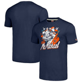 Chicago Bears Steve McMichael Homage Unisex Caricature Retired Player Tri-Blend T-Shirt | NFL New