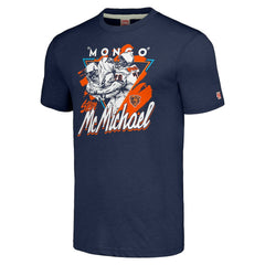 Chicago Bears Steve McMichael Homage Unisex Caricature Retired Player Tri-Blend T-Shirt | NFL New