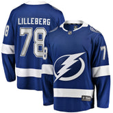 Emil Lilleberg Tampa Bay Lightning Fanatics Home Premier Breakaway Player Jersey - NHL Jerseys