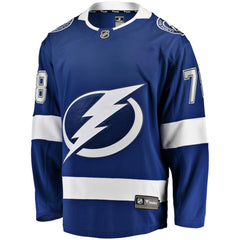 Emil Lilleberg Tampa Bay Lightning Fanatics Home Premier Breakaway Player Jersey - NHL Jerseys