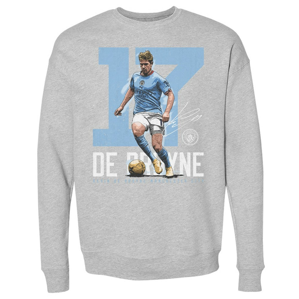Manchester City 500 Level Bold Number Pullover Crewneck Sweatshirt