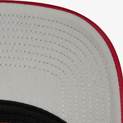 White Miami Heat Hardwood Classics Blocker Foam Front Trucker Adjustable Hat | NBA