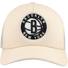 Cream Brooklyn Nets Trucker Adjustable Hat | NBA