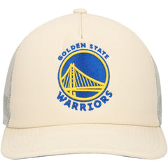 Cream Golden State Warriors Trucker Adjustable Hat sale | NBA