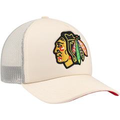 Chicago Blackhawks Mitchell & Ness Foam Front Trucker Adjustable Hat - NHL Hats