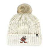 Cleveland Browns '47 Women's Meeko Cuffed Knit Hat with Pom | NFL Online