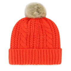 Cleveland Browns '47 Women's Meeko Cuffed Knit Hat with Pom | NFL Online