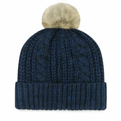 Houston Texans '47 Women's Meeko Cuffed Knit Hat with Pom | NFL Online