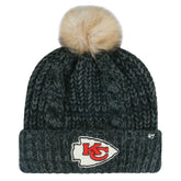 Kansas City Chiefs '47 Women's Meeko Cuffed Knit Hat with Pom | NFL Sale