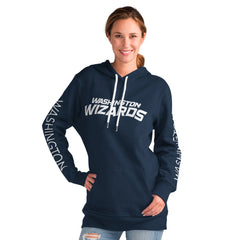 Navy Washington Wizards G-III 4Her by Carl Banks Women's Base Coach Pullover Hoodie | NBA