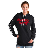 Black Miami Heat G-III 4Her by Carl Banks Women's Base Coach Pullover Hoodie | NBA