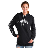 Black Sacramento Kings G-III 4Her by Carl Banks Women's Base Coach Pullover Hoodie | NBA