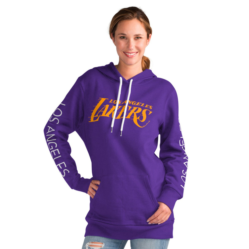 Purple Los Angeles Lakers G-III 4Her by Carl Banks Women's Base Coach Pullover Hoodie | NBA