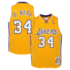 Gold Shaquille O'Neal Los Angeles Lakers Youth 1999/00 Hardwood Classics Swingman Jersey | NBA