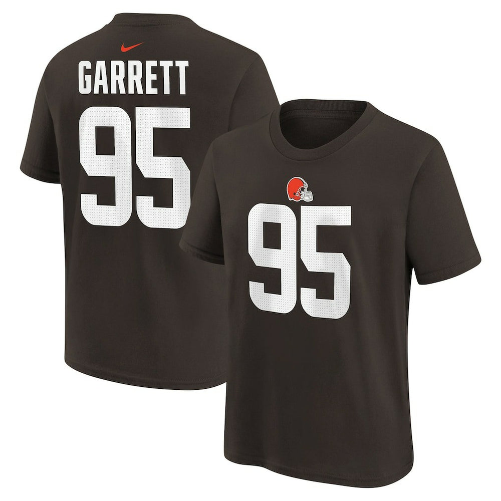 Cleveland Browns Myles Garrett Youth Player Name & Number T-Shirt | NFL On sale