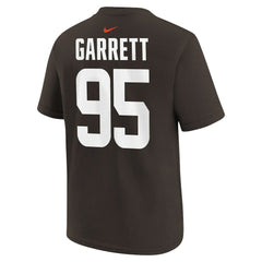 Cleveland Browns Myles Garrett Youth Player Name & Number T-Shirt | NFL On sale