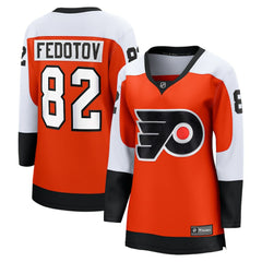Ivan Fedotov Philadelphia Flyers Fanatics Women's Home Premier Breakaway Player Jersey Breakaway Jersey - NHL Jerseys
