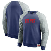 New York Giants Darius Rucker Collection Colorblock Pullover Sweatshirt | NFL Outlet