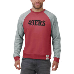San Francisco 49ers Darius Rucker Collection Colorblock Pullover Sweatshirt | NFL New