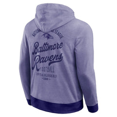 Baltimore Ravens Darius Rucker Collection Tonal Knit Pullover Hoodie | NFL Outlet