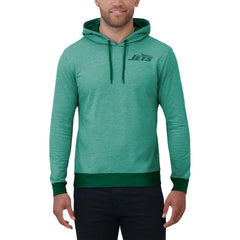 New York Jets Darius Rucker Collection Tonal Knit Pullover Hoodie | NFL Hot