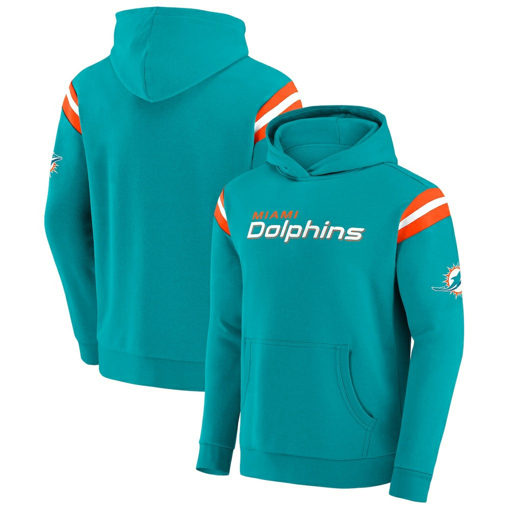 Miami Dolphins Darius Rucker Collection Football Washed Pullover Hoodie | NFL Sale