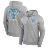 Los Angeles Chargers Darius Rucker Collection Vintage Stripe Full-Zip Hoodie | NFL Discount
