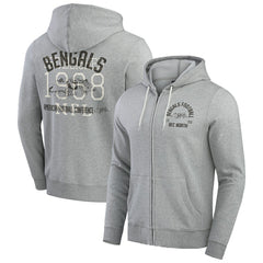 Cincinnati Bengals Darius Rucker Collection Vintage Stripe Full-Zip Hoodie | NFL On sale