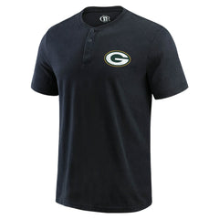 Green Bay Packers Darius Rucker Collection Washed Henley T-Shirt | NFL Sale